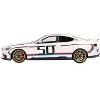 BMW M4 3.0 CSL #50 White with Blue and Red Stripes 1/18 Model Car by Top Speed - 3 of 4