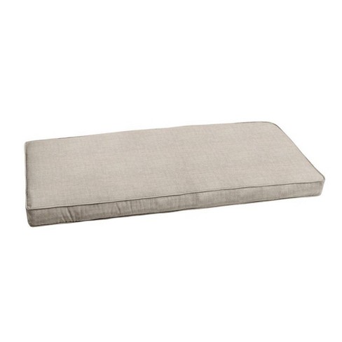 Pillow Perfect Rave Gray 60-Inch Bench Cushion 650937