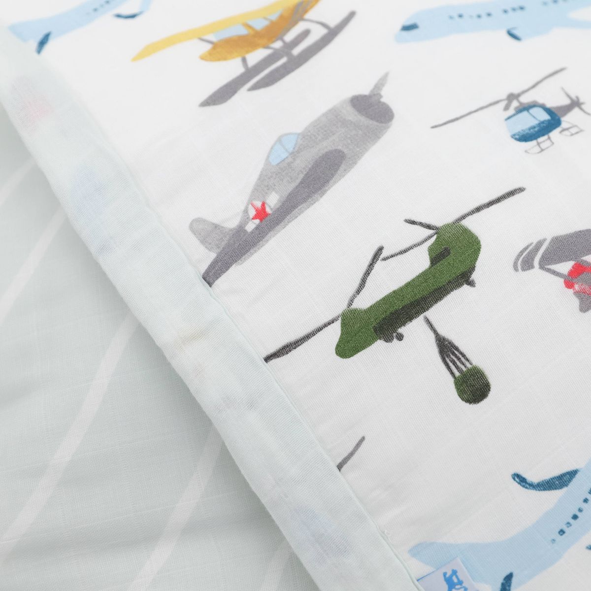 Little Unicorn Standard Crib Muslin Comforter - thumbnail 3