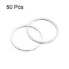 Unique Bargains DIY Craft Brass Hollow Round Jewelry Connecting O-Rings 50 Pcs - 3 of 4