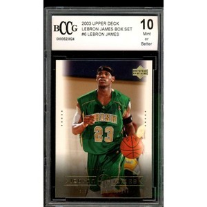 Lebron James Rookie Card 2003 Upper Deck Box Set #6 BGS BCCG 10 - 1 of 2