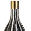 NicBex Polyresin Vase Home Unique Shape with Black Finish and Silver Zebra Pattern for Centerpieces for Dining Room, Living Room, Office - 3 of 4