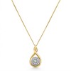 Pompeii3 Diamond Pendant Earring Set Yellow Gold - 2 of 4