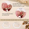 3Pairs Hoop Earrings Set for Women, Chunky, Hypoallergenic, Lightweight, Trendy Hoop Earrings. - 4 of 4
