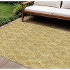Gold Taupe And Beige Geometric Washable Indoor Outdoor Area Rug - 2 of 4
