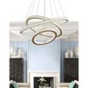 Dewdrop Modern Gold 3-Tier Luxurious LED Chandelier Fixture - 3 of 4