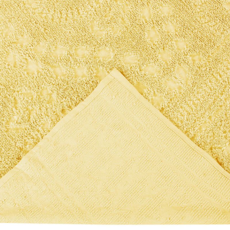 Set of 3 King Rio Collection 100% Cotton Tufted Unique Luxurious Floral Design Bedspread and Sham Set Yellow - Better Trends, 5 of 6