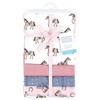 Hudson Baby Girls Cotton Flannel Receiving Blankets, Cowgirl, One Size - image 2 of 4