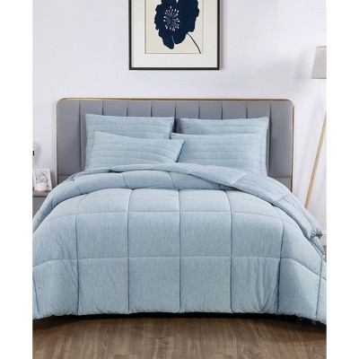 Allied Home King Below 0 Cooling Comforter Heathered Blue : Target