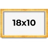 PosterPalooza | Minimalist Shadow Box Gold Picture Frame - UV Acrylic, Backing Board, Hanging Hardware - 2 of 4