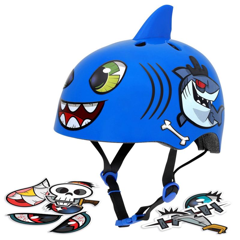 Raskullz Cling Shark Child Helmet - Blue, 1 of 16