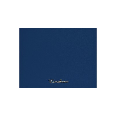 Great Papers Excellence Certificate Holders 9.34" x 12" Blue/Gold 5/Pack (2017044)