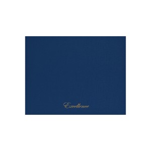 Great Papers Excellence Certificate Holders 9.34" x 12" Blue/Gold 5/Pack (2017044) - 1 of 4