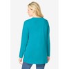 Woman Within Perfect Long-Sleeve V-Neck Tunic - 3 of 4