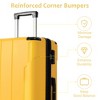 Whisen 20"/28" 2-Piece Hardshell ABS Luggage Set Lightweight Expandable with Double Wheels Carry-on - 4 of 4