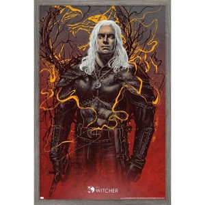 Trends International Netflix The Witcher Season 2 - Geralt of Rivia Framed Wall Poster Prints - 1 of 4