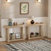 46-Inch Wooden Console Table, Narrow Farmhouse Accent Table for Entryway, Hallway, Foyer, or Living Room – Rectangular Design for Rustic Home Décor - 4 of 4