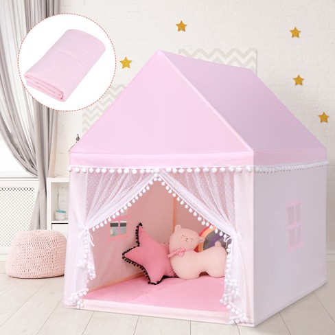 Pink store tent house