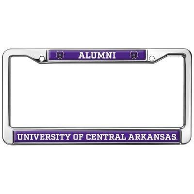 Central Arkansas Alumni Logo Full Size Standard License Plate Metal Frame