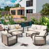 UPTIOT 6-Piece Outdoor Patio Conversation Set - 3 of 4