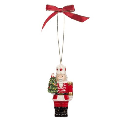 Spode Christmas Tree Nutcracker With Tree Ornament - 4"