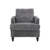 TiramisuBest Wood Frame Armchair, Modular Sectional Sofa with Storage, Sideboard Buffet Style Design for Living Room - 2 of 4