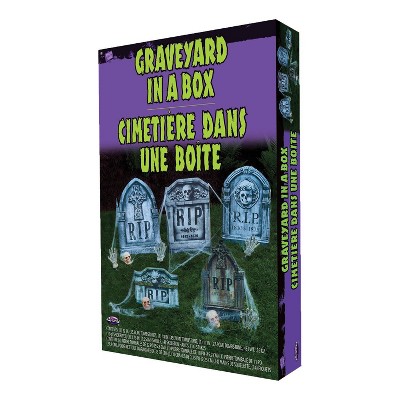 Graveyard in a Box Halloween Decorative Prop