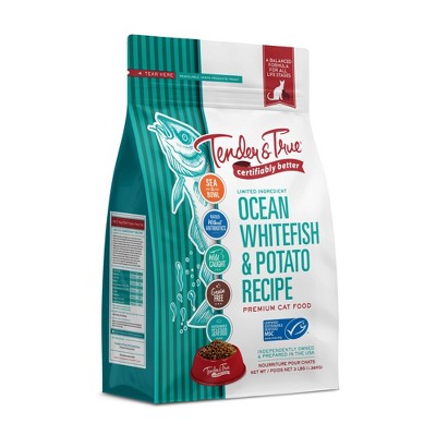 Tender & True Ocean Whitefish and Potato Recipe Dry Cat Food