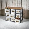 Cheung's Arben 9 Slot Galvanized Table Organizer - 2 of 4