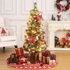 Whizmax 4.5ft Pre-Lit Artificial Holiday Christmas Tree with 200 Lights,Berry Clusters and Light Box for Home Office Decoration - 3 of 4