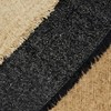 Saro Lifestyle Color Band Fringe Poly Filled Pillow - 3 of 4