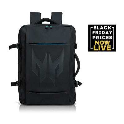 Acer Predator Robust Backpack - Fits 18" Laptop Expandable 30L Water-Repellent Anti-Theft Pocket Chest Strap