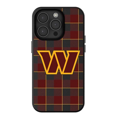 Keyscaper NFL NFC Teams Plaid MagSafe Compatible Cell Phone Case for Apple iPhone