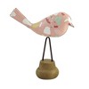 Home Decor 5.0 Inch Terrazzo Bird On Stand Mother's Day Bird Figurines - image 3 of 3