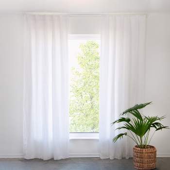 100% French Linen Window Curtain Set | BOKSER HOME