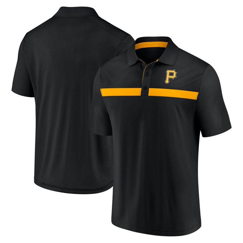 MLB Pittsburgh Pirates Men's Polo T-Shirt, 1 of 4