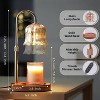 FAAYFIAN Adjustable Candle Warmer Lamp with Timer,Wood Base Metal Shade,Birthday Gifts for Women Mom - 2 of 4