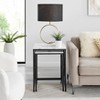 Square Marble Finish Nesting Side Table Set - Danya B. - 4 of 4