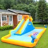 SKONYON  Bounce House Inflatable Water Slide Park Kids Splash Pool Bounce House with 450W Blower - 4 of 4