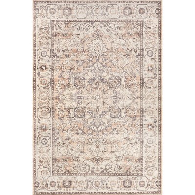 Nuloom Mylah Cotton Traditional Indoor Area Rug, 5' x 8', Beige