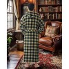 ADR Men's Robe, Plush Fleece Hooded Bathrobe Man, Long Warm Cozy Bath Robe Man - 3 of 4