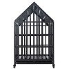 Gulches Heavy Duty Dog Cage with Roof, Window, and Lockable Doors - 4 of 4