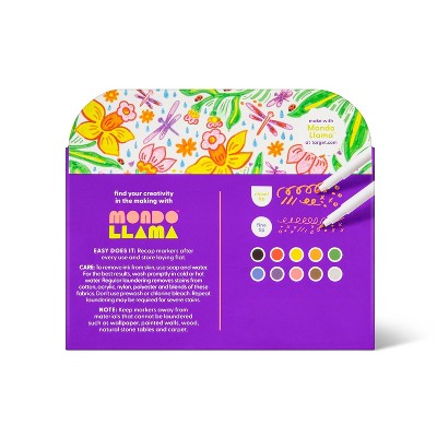 10ct Dual Tip Washable Marker Set - Mondo Llama&#8482;