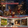 GlasFlength Decorative Objects Elk Deer Sled Decoration Christmas Deer Outdoor Yard Decoration Courtyard Elk Decoration, Brown, 24.5"*8"*48" - 4 of 4