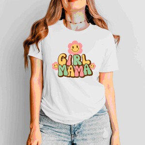 Simply Sage Market Girl Mama Flower Short Sleeve Tee - 1 of 4