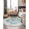 Unique Loom    Charm Wishbone Area Rug - 3 of 4
