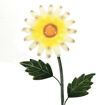 Home & Garden 49.0" Daisy Flower On Stake Yard Decor Flower Direct Designs International  -  Decorative Garden Stakes