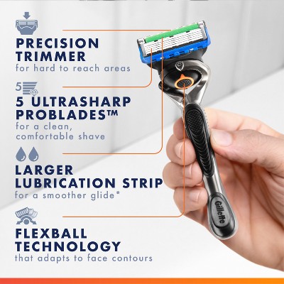 Gillette Fusion5 ProGlide Men's 5-Blade Razor Refills - 12ct