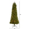 Nearly Natural 8.5-ft Slim Colorado Mountain Spruce Artificial Christmas Tree - 2 of 4