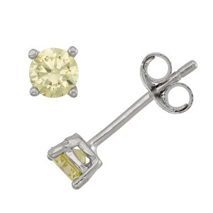 Junior Jewels Silver Cubic Zirconia Birthstone Stud Earrings - 1 of 2